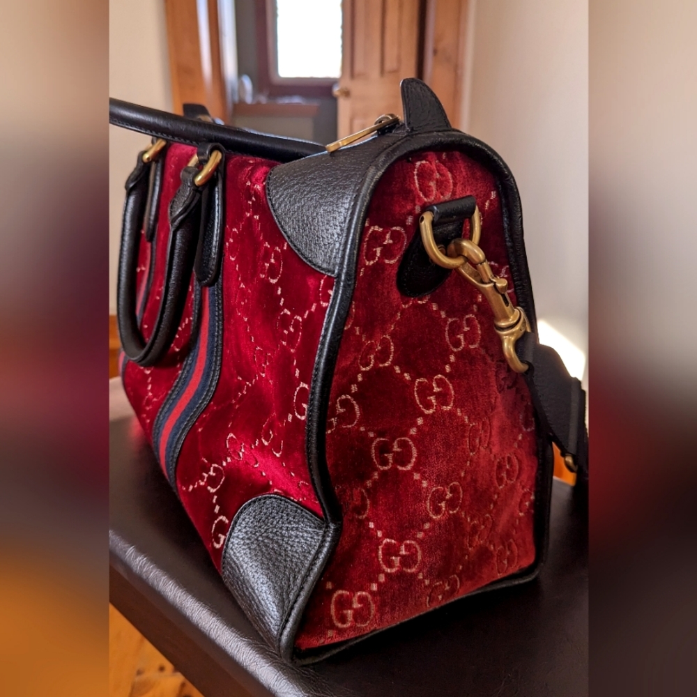 Gucci Convertible Duffle Bag GG‎ - Picture 4 of 14